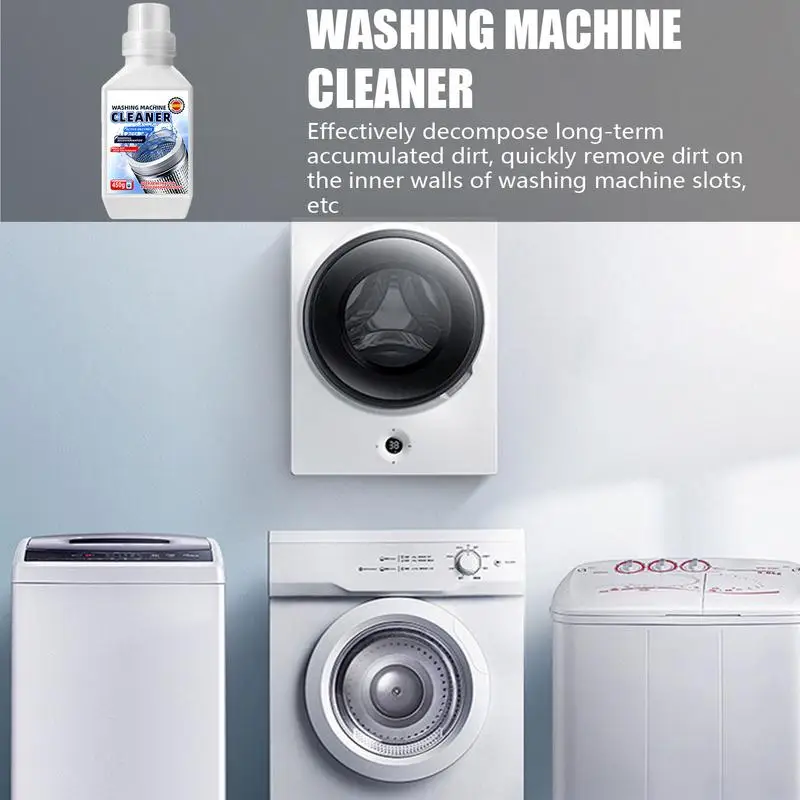 Limpiador de lavadora seguro para el hogar, 450g, detergente, lavadora, bañera - imagen 2