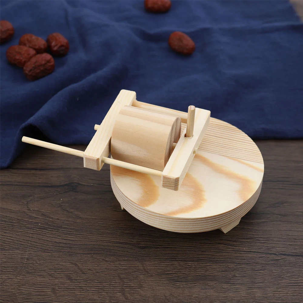 Juguete interactivo de madera para masticar loros, molino duradero con forma de molino, juguete para masticar para pájaros, cacatúas, peonías, accesorios para jaulas, 1 ud. - imagen 4