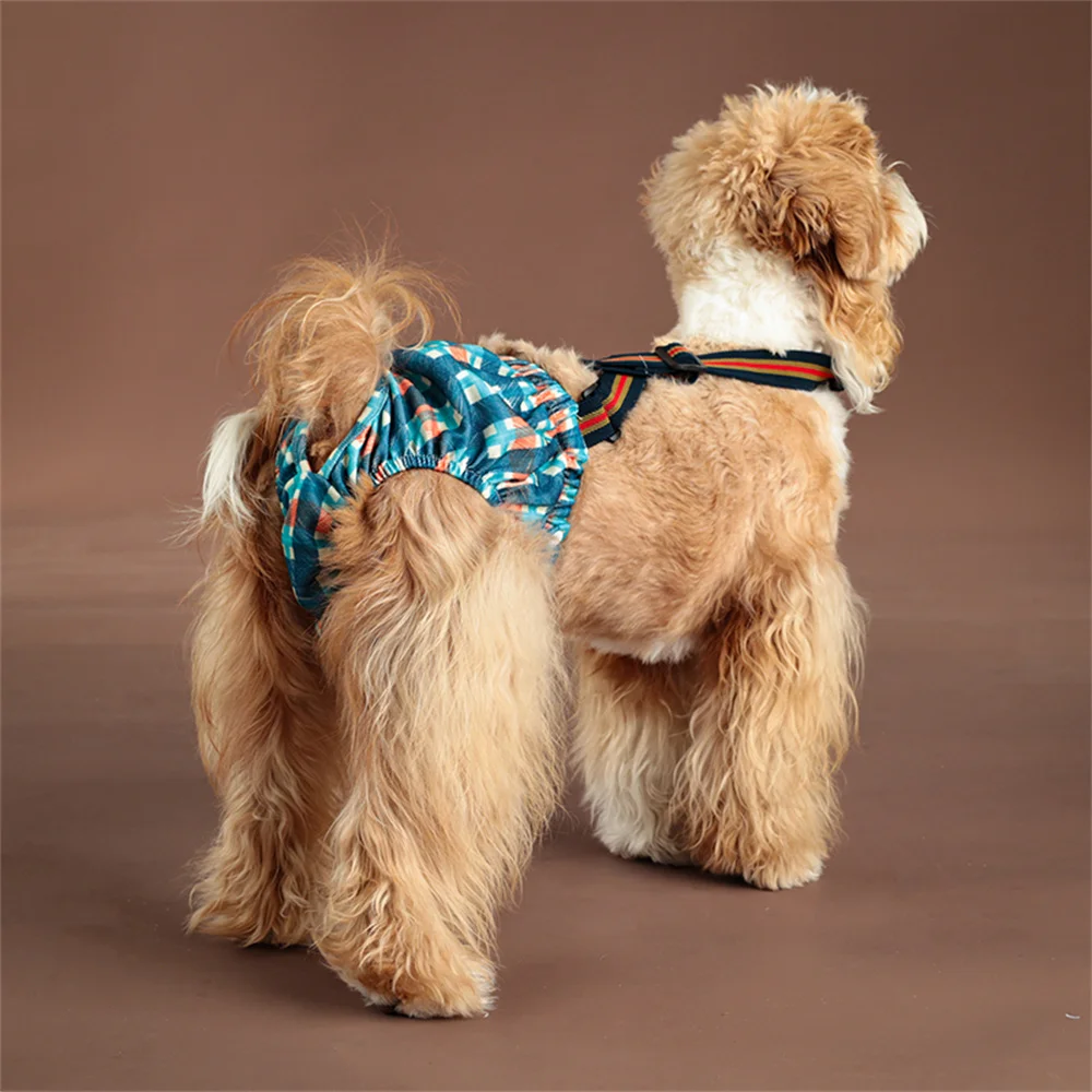 Washable Big Dog Diapers Female for Small Medium Dogs Reusable Pet Physiological Pants Labrador Shorts mascotas Period Panties - imagen 3