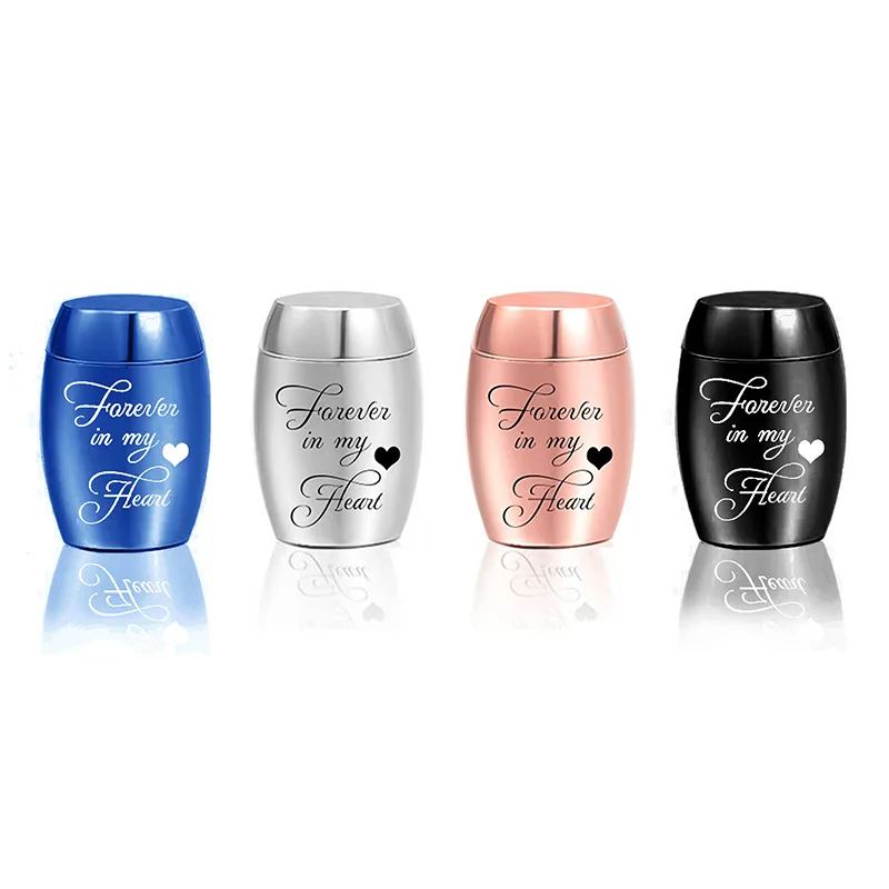 Mini urnas de cremación grabadas para mascotas, caseta de cenizas humanas, pérdida de amor funeraria, acero inoxidable, amante de las mascotas - imagen 2
