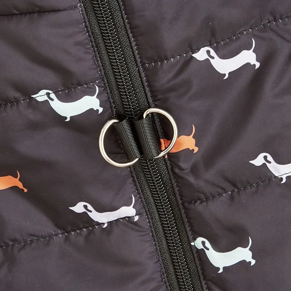 Ropa cálida de invierno para perros pequeños, abrigo a prueba de viento para perros, chaqueta, ropa con cremallera, traje para cachorros, chaleco, ropa para Yorkie Chihuahua - imagen 5