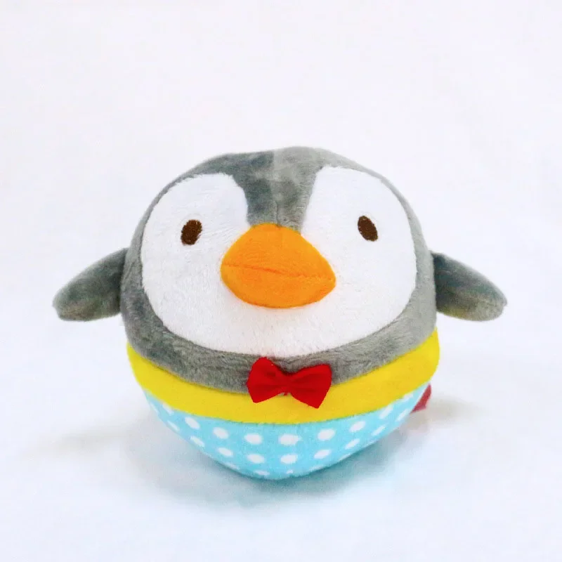 Pelota de juguete para perros pequeños, juguete interactivo de felpa para cachorros y gatos, resistente a las mordeduras, diseño de animales bonitos, chirriante - imagen 2