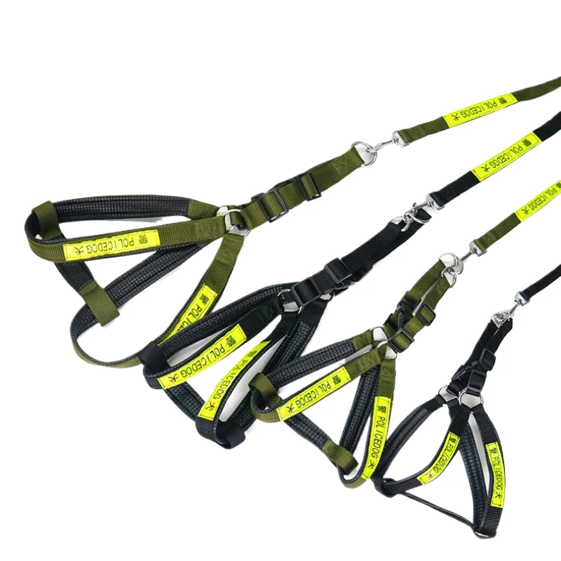 Juego de arnes y correa ajustables para perros con acolchado - nylon - imagen 4