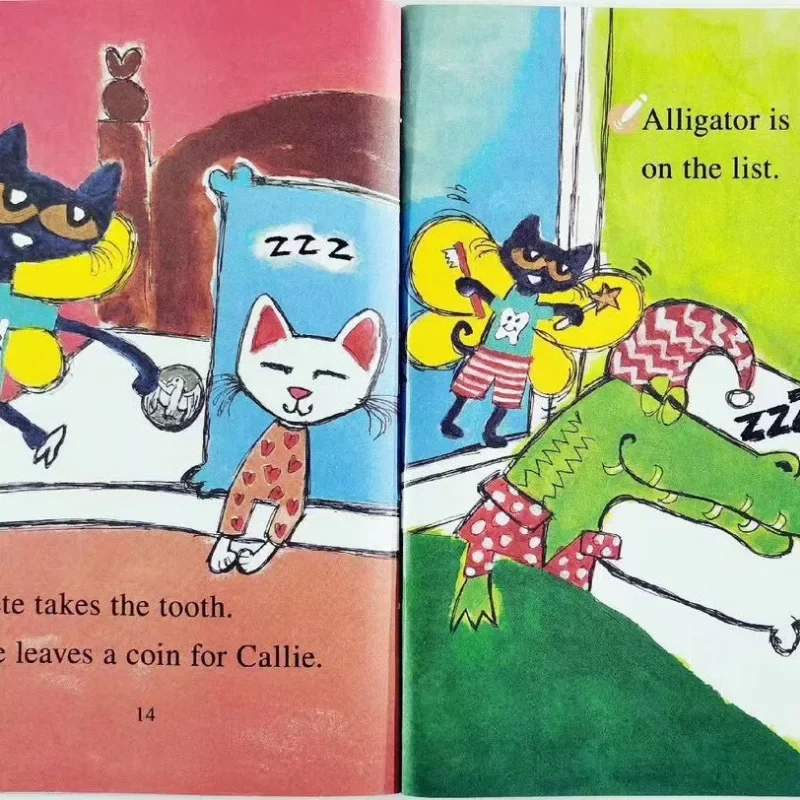 Libros ilustrados Pete The Cat para niños, bebés, historias famosas, aprendizaje de historias en inglés, juego de libros para niños, regalos de lectura para antes de dormir para bebés - imagen 4