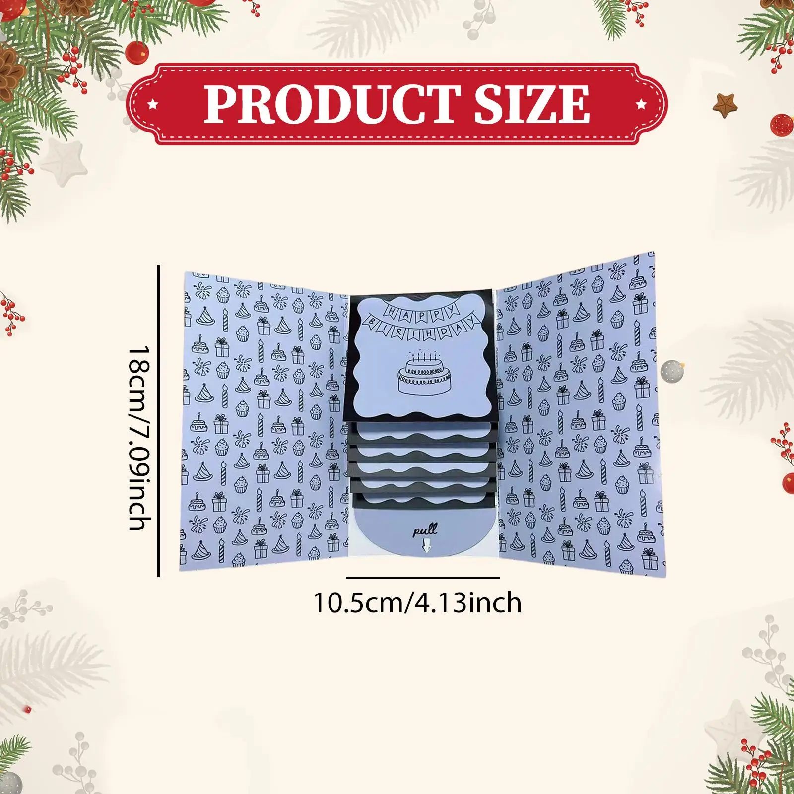 Waterfall Gift Card Booklet, Gift Card Holder, Storage, DIY Card Holder, Book