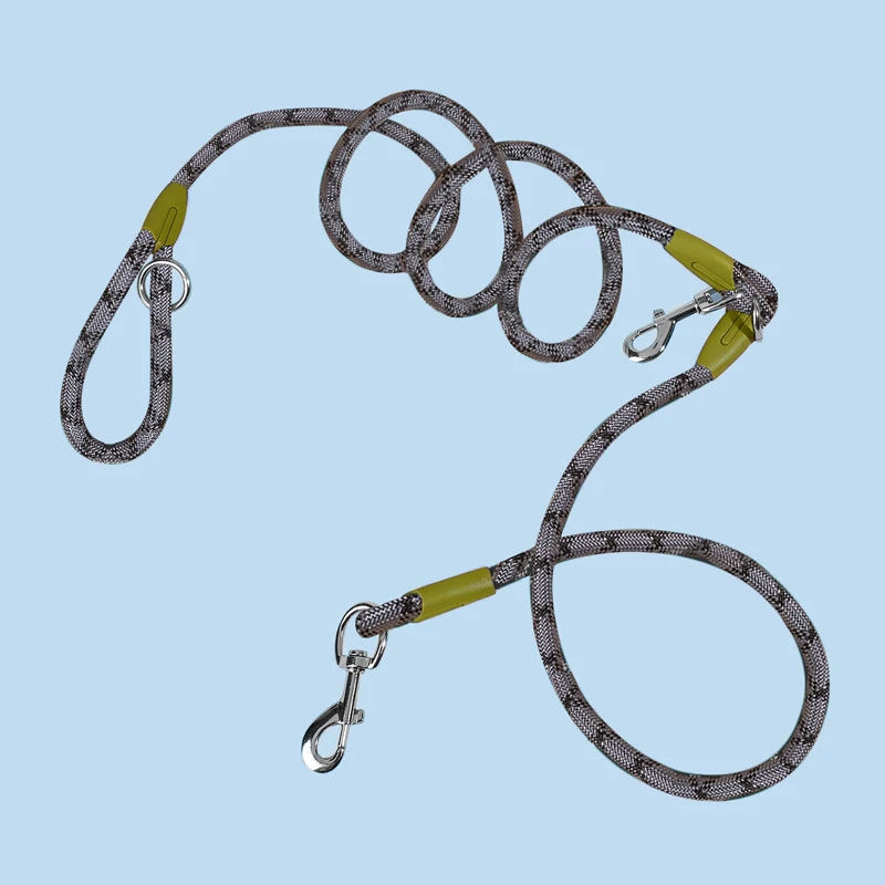 Correas de nailon reflectantes, cadena para perros, cuerda de tracción, plomo para correr, cadena de cuerda para manos libres para perros pequeños, medianos y grandes, Chihuahua - imagen 5