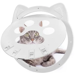 Cerradura 4 vías con huella de gato para trampillas de felinos