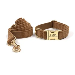 Collar personalizado para perro con grabado gratis e identificación