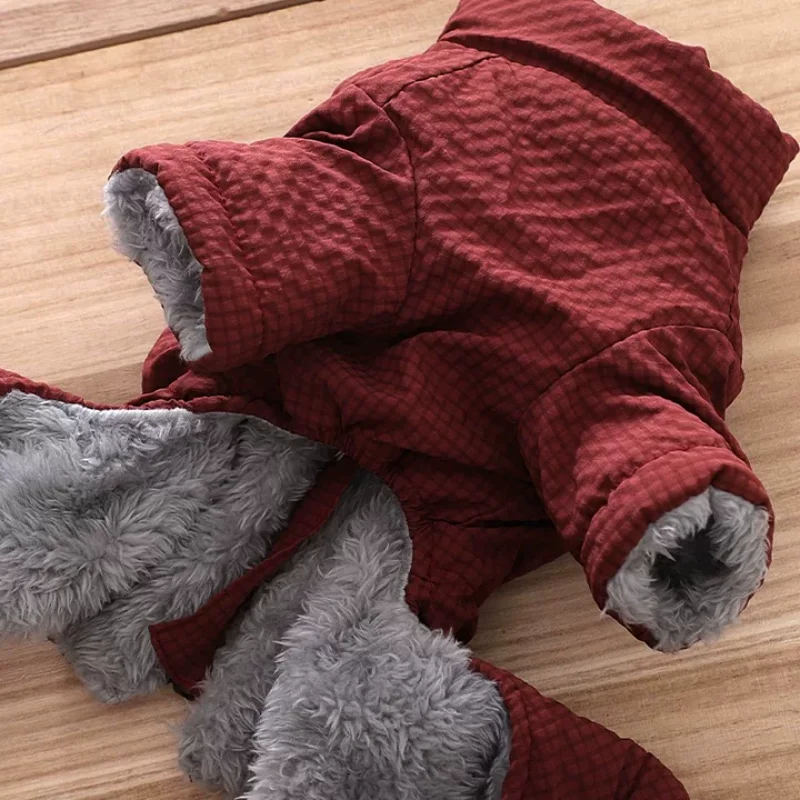 Chaqueta de moda para perros al aire libre, ropa de invierno para perros, monos cálidos y suaves para cachorros, abrigo, chaqueta de plumón para gatos, chaqueta para mascotas, abrigo, suministros para perros - imagen 5