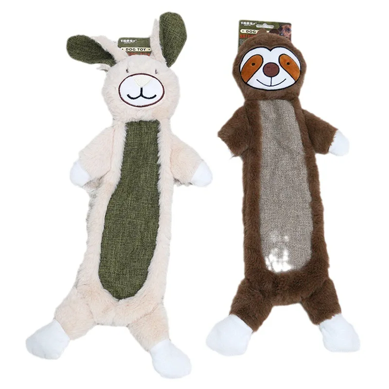 Juguete peluche perro resistente mordidas cachorros y medianos sonido - imagen 3