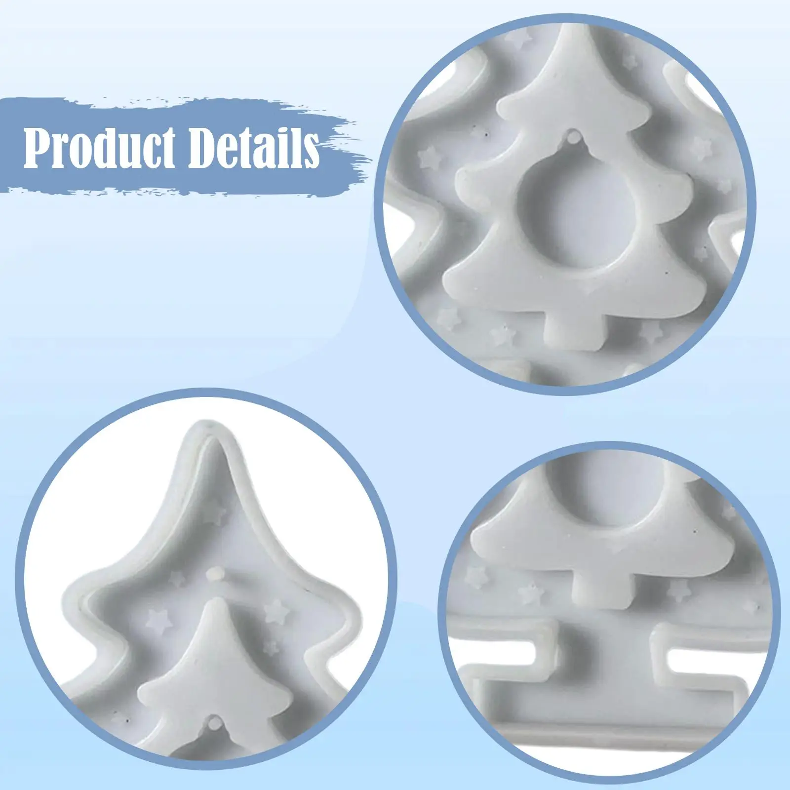 Silicone Mould for Christmas Tree Plug in Ornament Plaster Crafting Projects Seasonal Epoxy Resin Casting for Festive Events Silicone Mould for Christmas Tree Plug in Ornament Plaster Crafting Projects Seasonal Epoxy Resin Casting for Festive Events