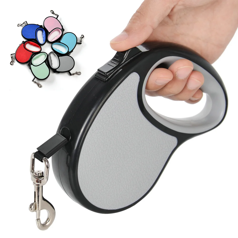 Correa retráctil automática para perros pequeños y medianos, cuerda de tracción de nailon fuerte para mascotas, suministros para cachorros, Chihuahua, Bulldog, 3/5M - imagen 2