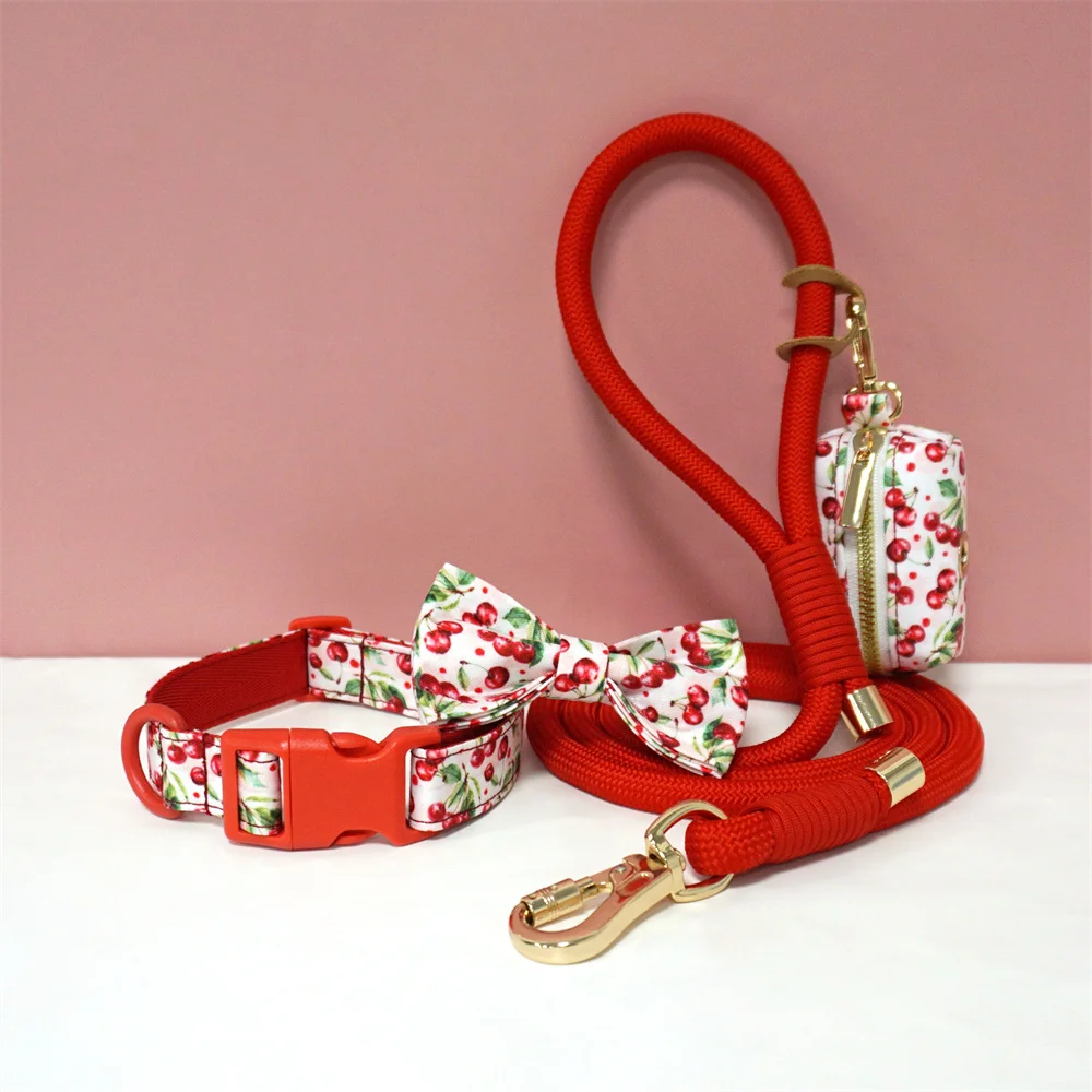 Kit completo de accesorios para perros y gatos – Collar correa y bolsa - imagen 2