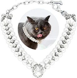 Collar con diamantes para gatos – Para bodas y eventos especiales