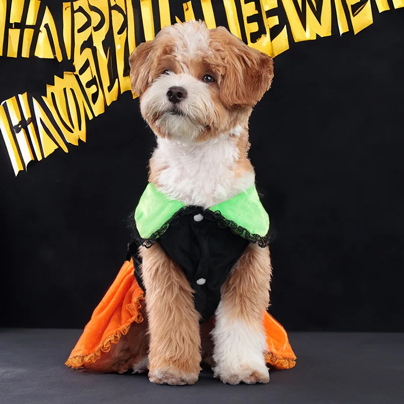 Disfraz de Halloween para mascotas, disfraz de perro con alas, traje de fiesta, ropa bonita de Festival para perros - imagen 3