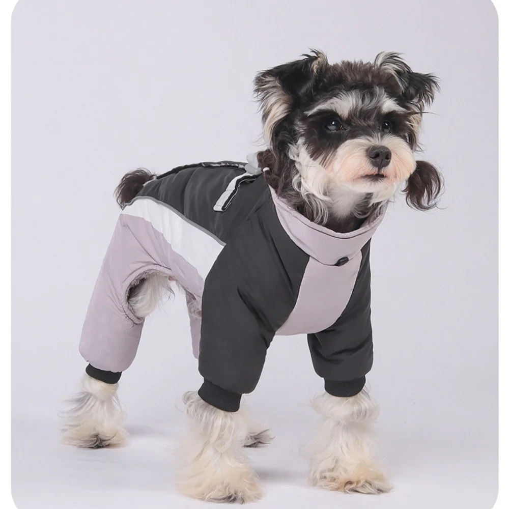Ropa para perros pequeños, chaqueta reflectante para perros, ropa cálida de invierno impermeable a prueba de viento para perros pequeños, suministros para cachorros - imagen 4