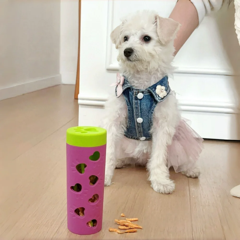 Juguete con ventosa para perros - Pelota dispensadora de golosinas - imagen 2