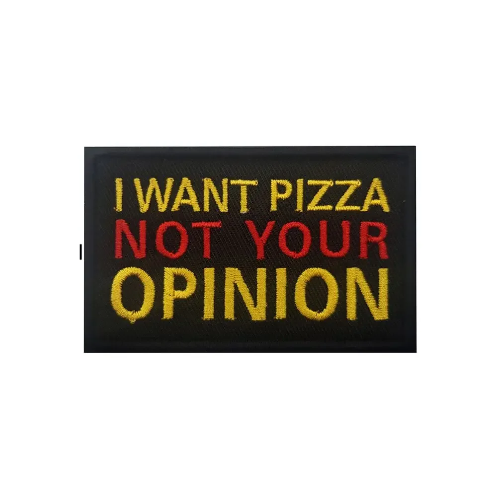 Warnning Slogan Embroidery Patch Armband Badge Applique Embellishment Appliques Military Tactical Patches - imagen 3