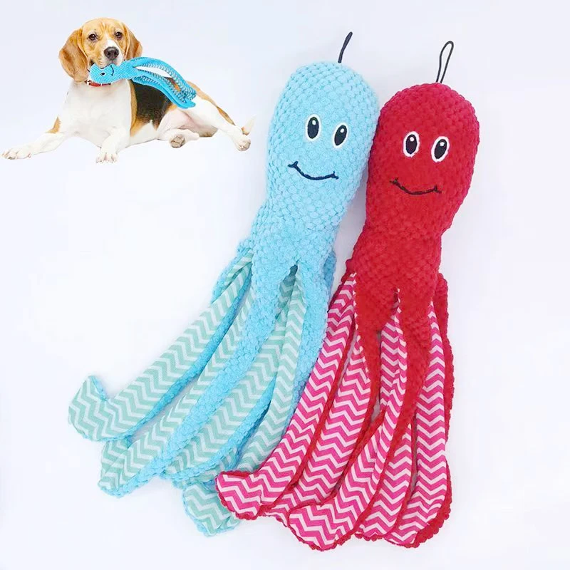 Juguete de peluche para mascotas, rompecabezas de concha de pulpo, resistente a las mordeduras, interactivo, Limpieza de dientes, suministros para mascotas - imagen 2