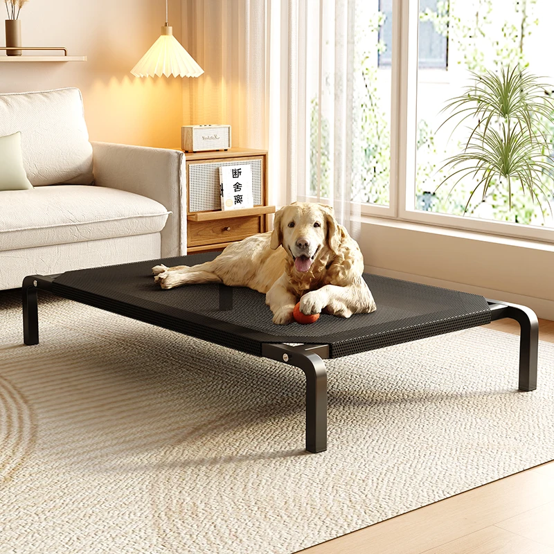 Cama para perros, camas de verano para perros, cama de Camping transpirable para perros grandes, perrera para dormir, sofá cama lavable extraíble, alfombrilla para cojín para mascotas - imagen 3