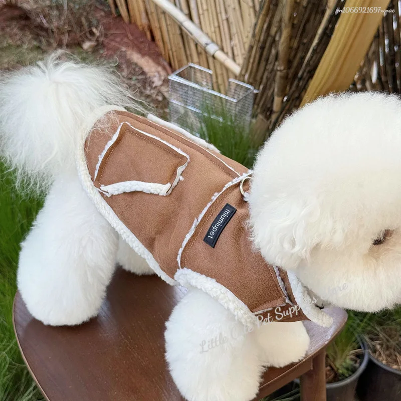 Otoño Invierno ropa para cachorros lindo oso pato polar abrigo para perros disfraz para mascotas ropa para gatos Chihuahua Bulldog Francés chaleco para perros chaqueta - imagen 4