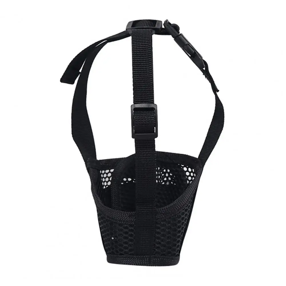 Bozal para perro para beber y comer, ajustable, transpirable, cinta de sujeción ancha, antimordedura - imagen 2