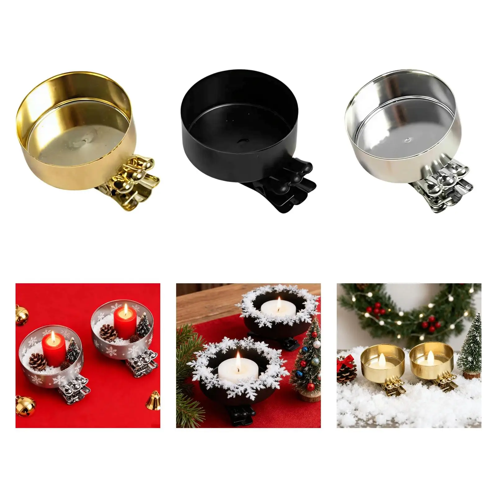 10x Christmas Tree Candle Clips Sturdy Candle Clips Easy to Install 4.8 x 4 x 3.5 cm Iron for Festive Decoration Wedding 10x Christmas Tree Candle Clips Sturdy Candle Clips Easy to Install 4.8 x 4 x 3.5 cm Iron for Festive Decoration Wedding