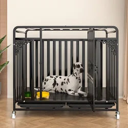 Crate metálico con bandeja extraíble para perros grandes