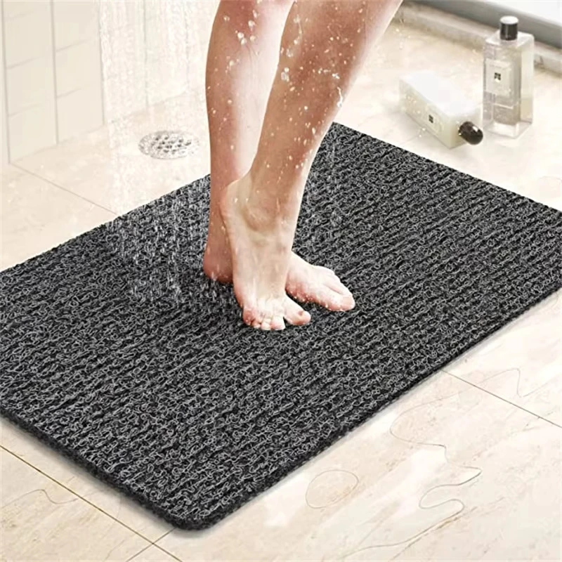Alfombrilla de baño antideslizante con drenaje para gatos y perros