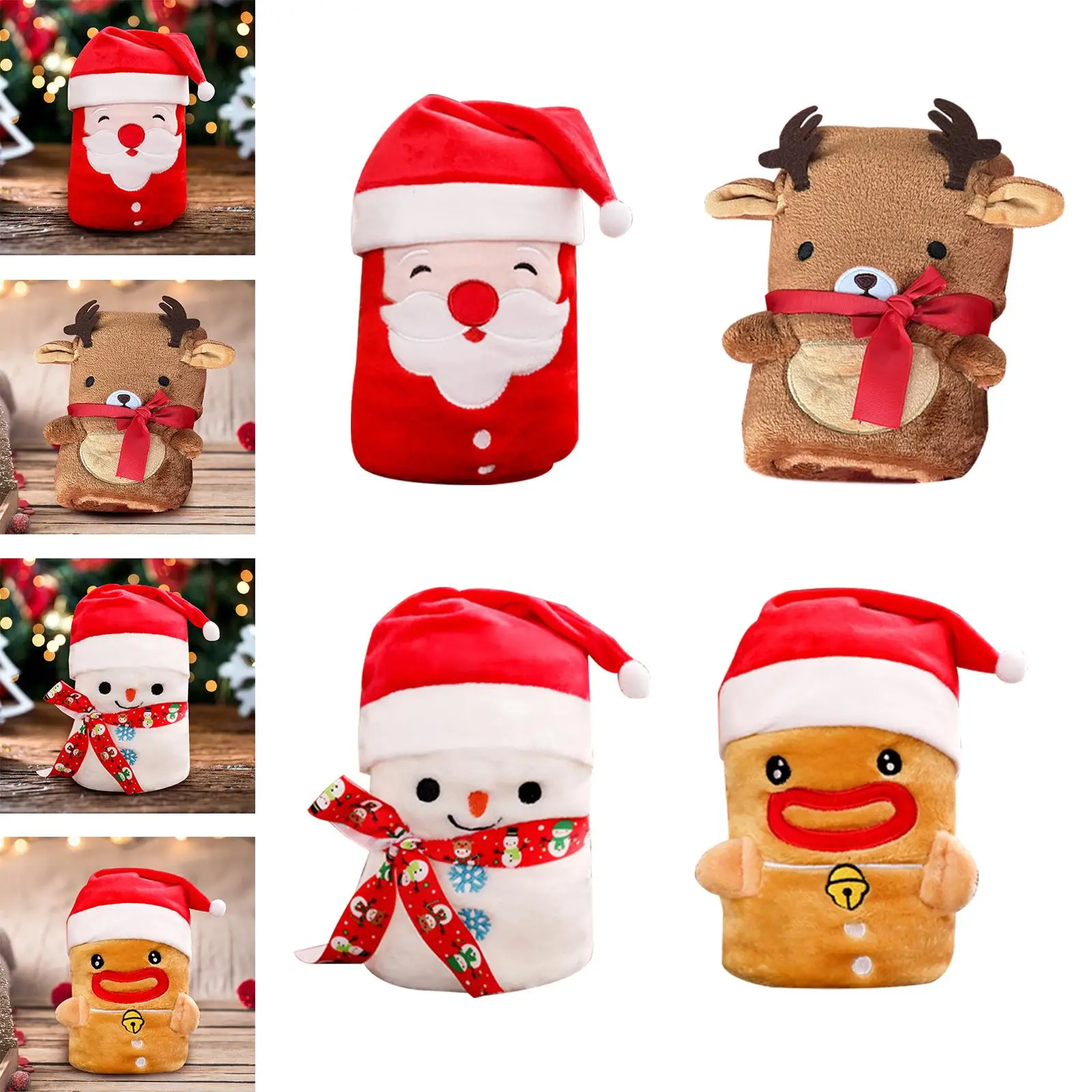 Christmas Blanket Gifts Men Women Decor Soft Christmas Decorative Throw Air Conditioning Blanket for Beach Sofa Bed Outdoor Home Christmas Blanket Gifts Men Women Decor Soft Christmas Decorative Throw Air Conditioning Blanket for Beach Sofa Bed Outdoor Home