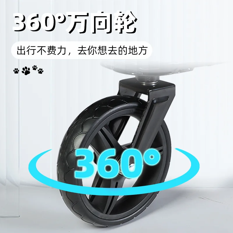 Cochecitos gigantes para perros, perros grandes, medianos y pequeños, carrito de acampada para gatos múltiples, Scooter para perros mayores, productos para mascotas - imagen 3