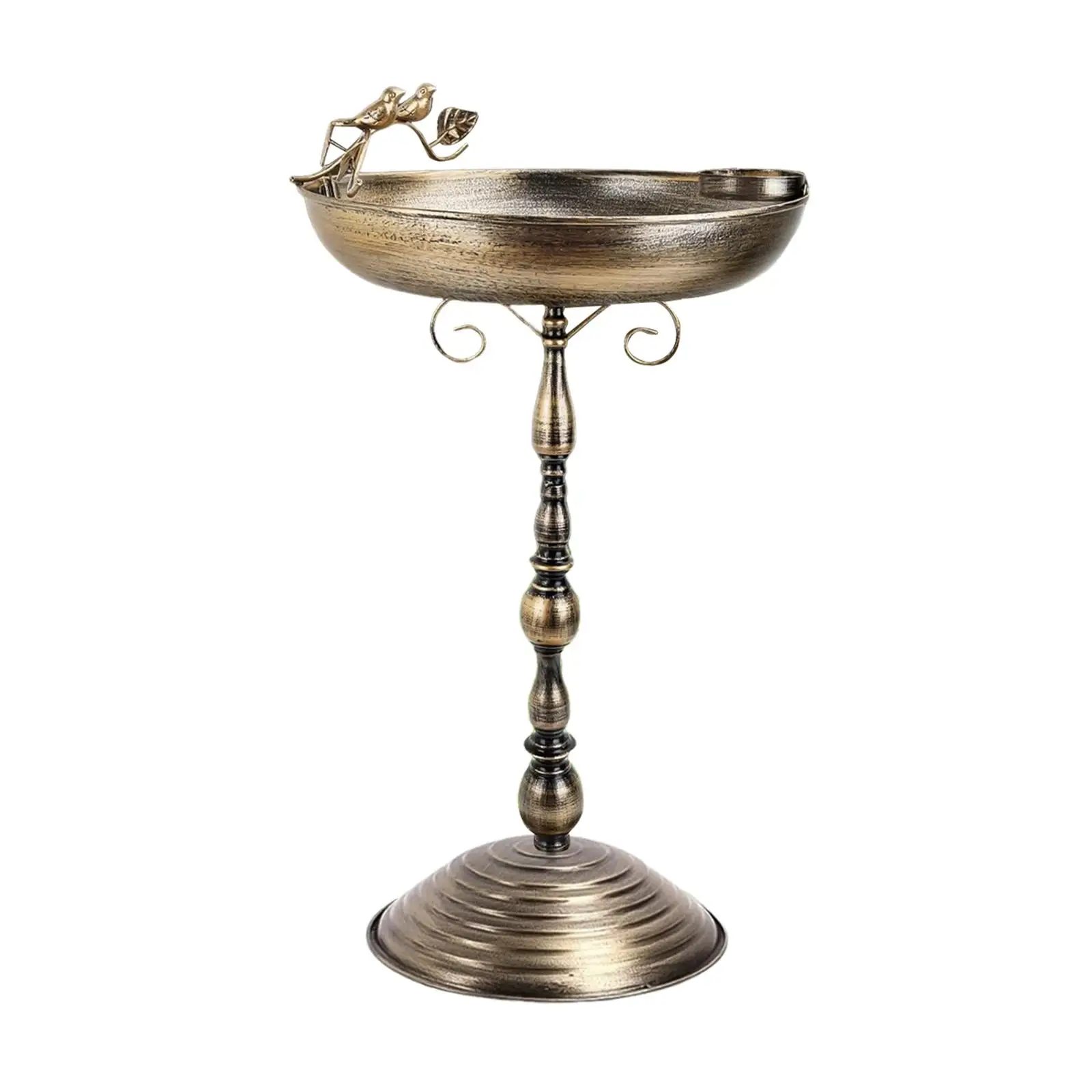 Metal Bird Bath Bowl Birdbaths Feeding Station Detachable Gifts Bird Feeder Birds Baths Feeder Bowl for Patio Outdoors Garden