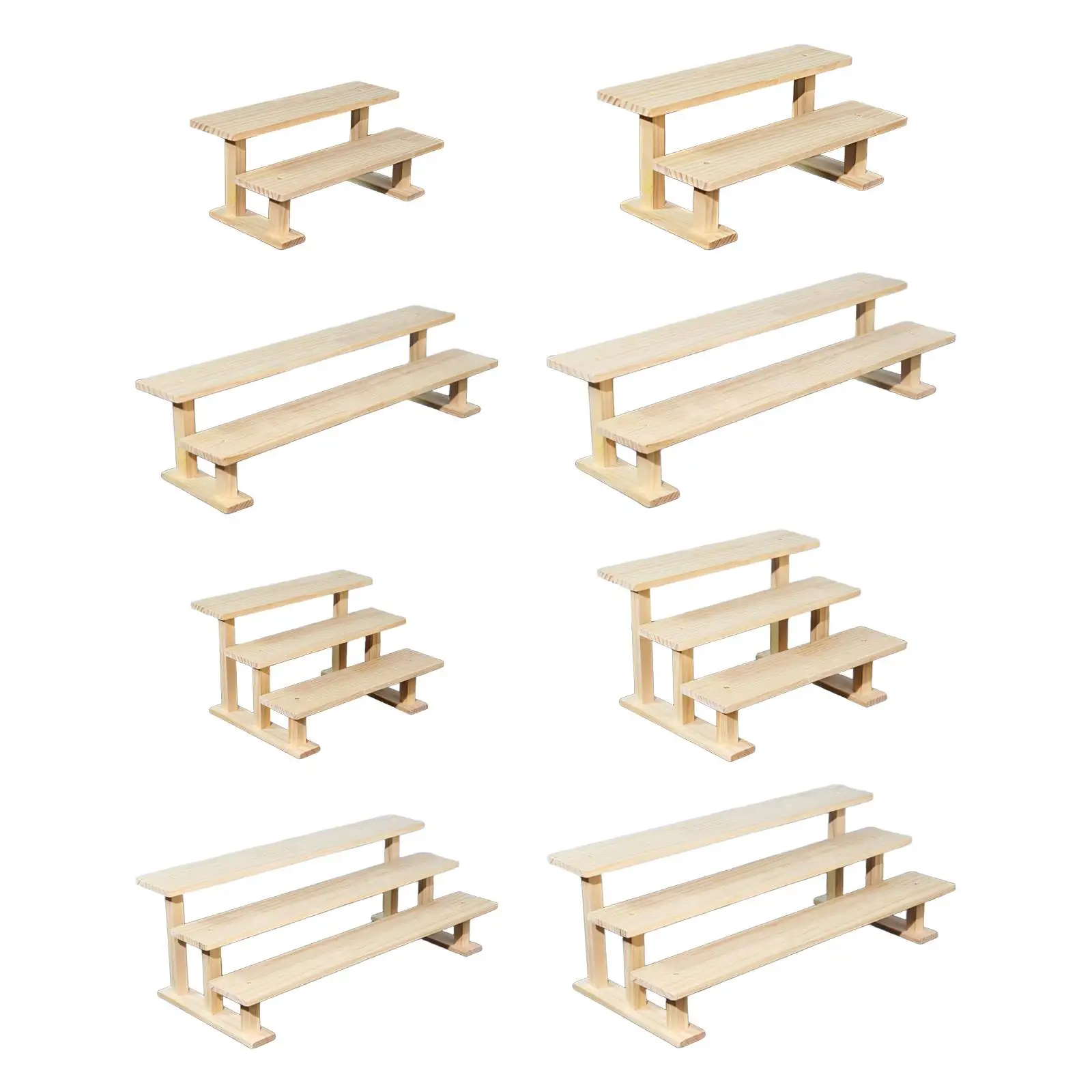 Figure Display Stand Organization Multipurpose Cupcake Stand Holder Wood Display Riser Perfume Organizer for Mini Figurines Home Figure Display Stand Organization Multipurpose Cupcake Stand Holder Wood Display Riser Perfume Organizer for Mini Figurines Home