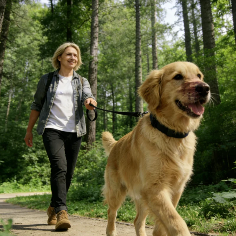 Correa ajustable para perros y gatos - longitud 1,5-50 m entrenamiento - imagen 4