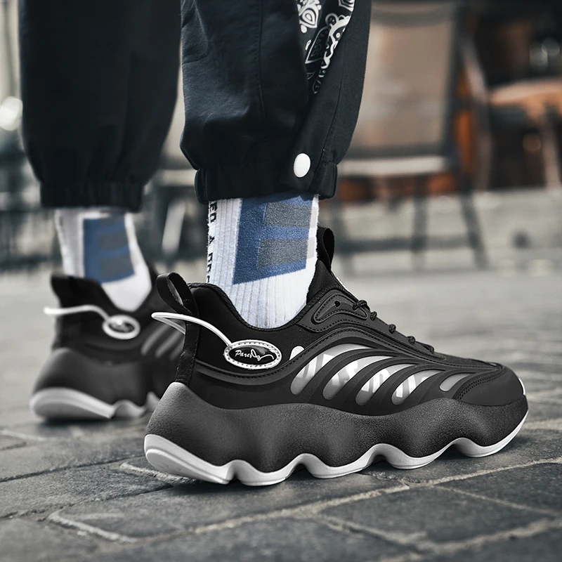 Nuevas zapatillas de deporte de moda para hombre, Tenis masculinos, zapatos casuales de lujo, zapatos transpirables de carrera, mocasines, zapatos para correr - imagen 4