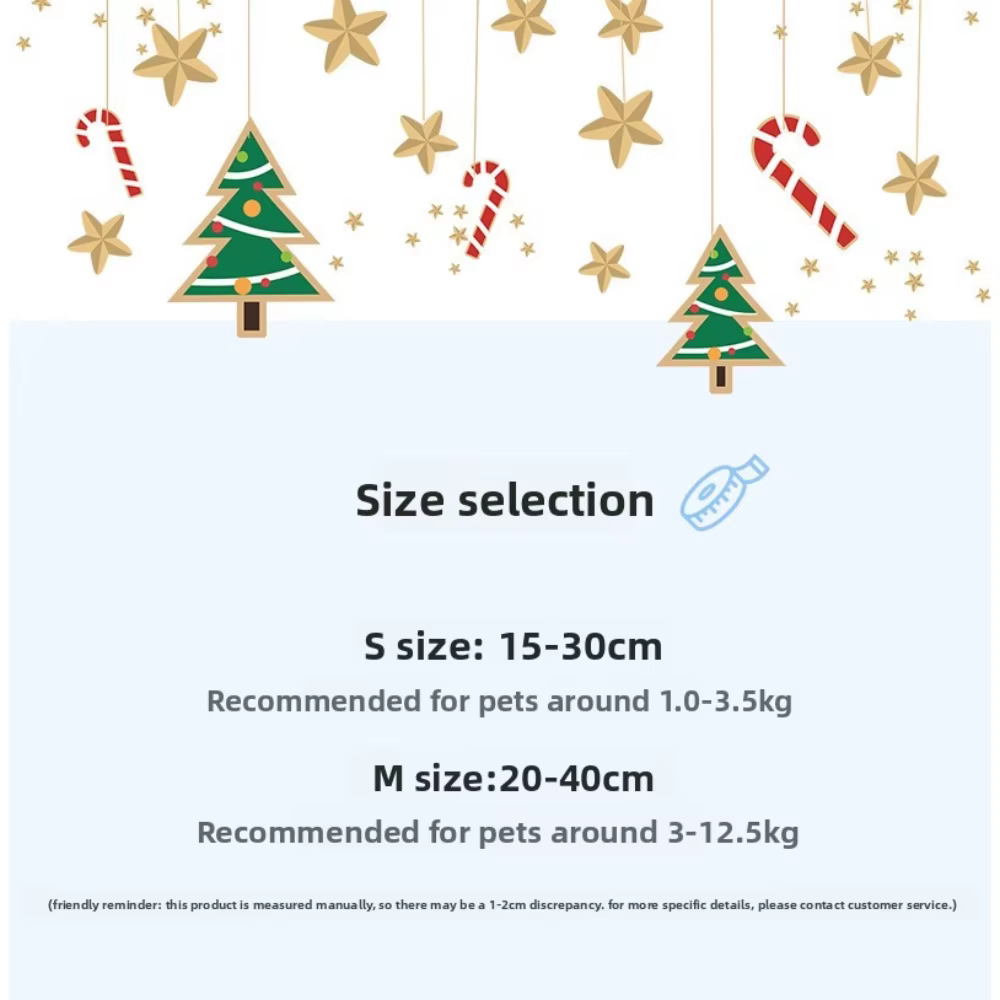 Collar navideño rojo con campana para perros y gatos - imagen 3