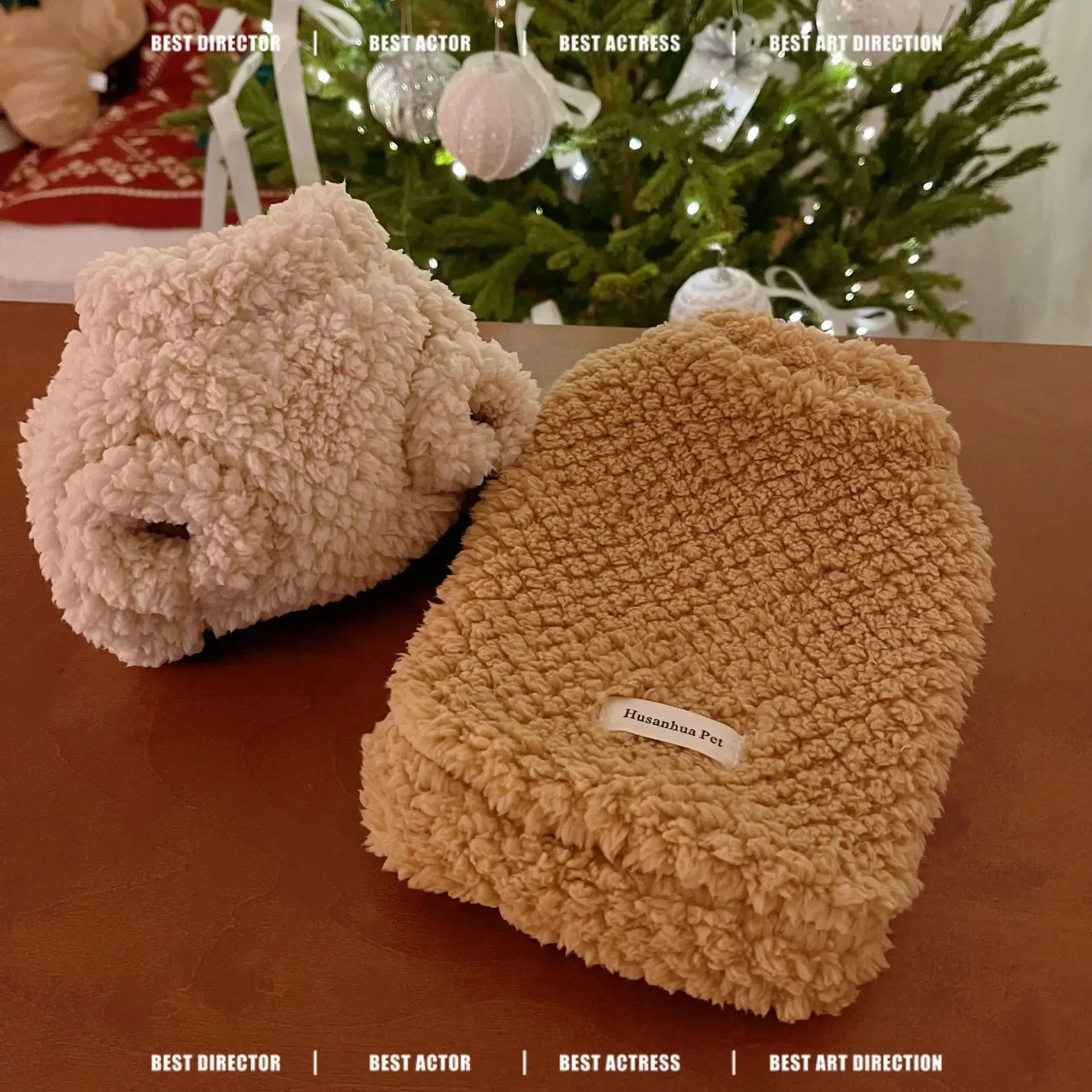 Ropa para mascotas, ropa para el hogar de otoño e invierno para perros y gatos de peluche con capucha, oso de peluche, ropa para perros pequeños y medianos, ropa para cachorros - imagen 5