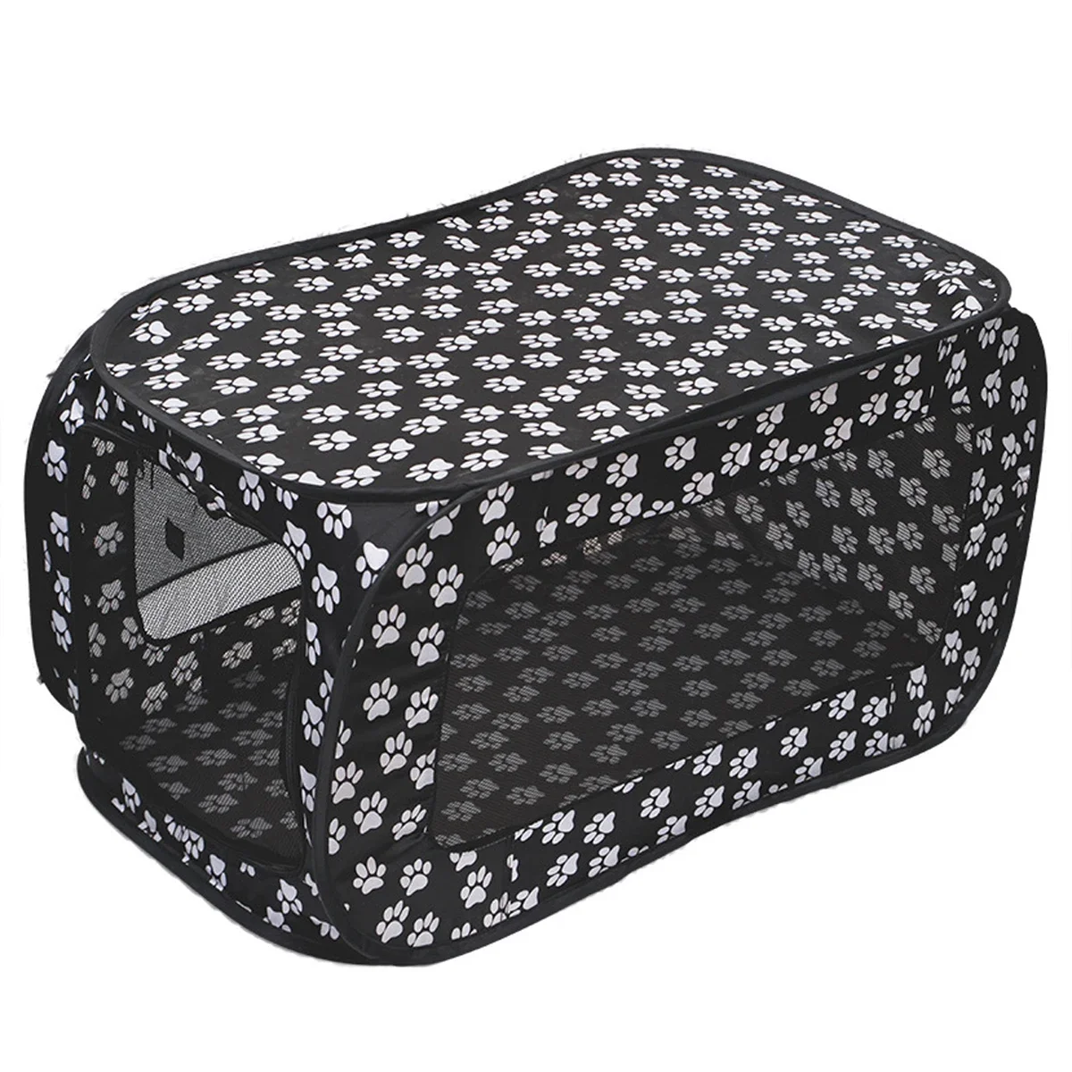 Tienda transportadora emergente portátil plegable para interiores y exteriores con ventana de malla, puerta con cremallera para mascotas, transportadora de viaje para perros y gatos pequeños - imagen 5