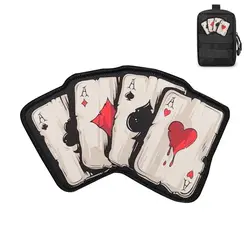 Parche Poker ACE con velcro para collar de perro y gato – Insignia decorativa
