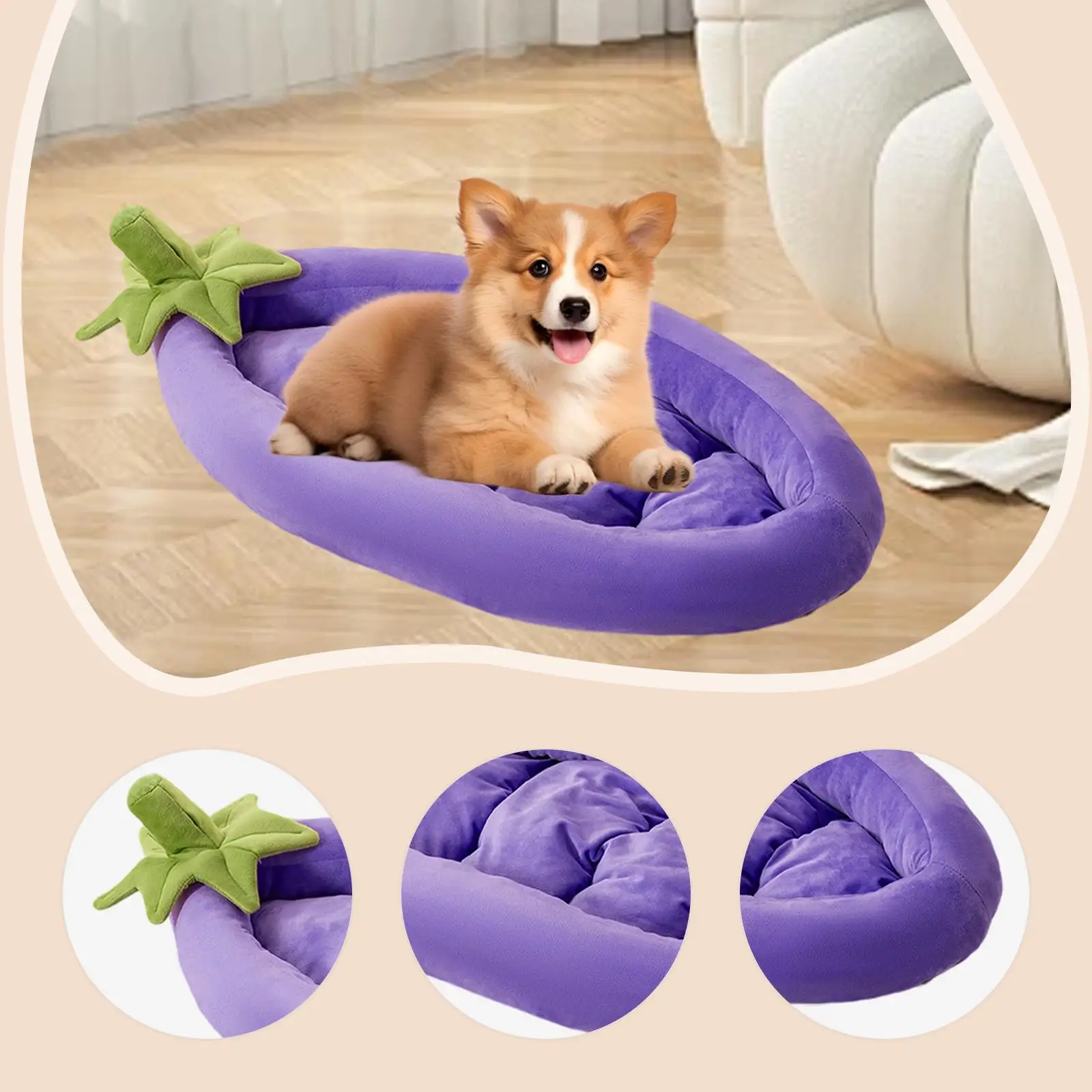 Camas para gatos de interior, almohadilla para cachorros, perrera suave, cálida, cómoda, lavable, sofá, tumbona, estera para dormir para perros pequeños y mascotas - imagen 5