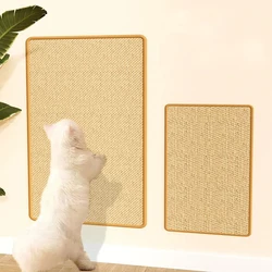 Alfombrilla rascadora sisal para gato del hogar, protege sofá y suelo