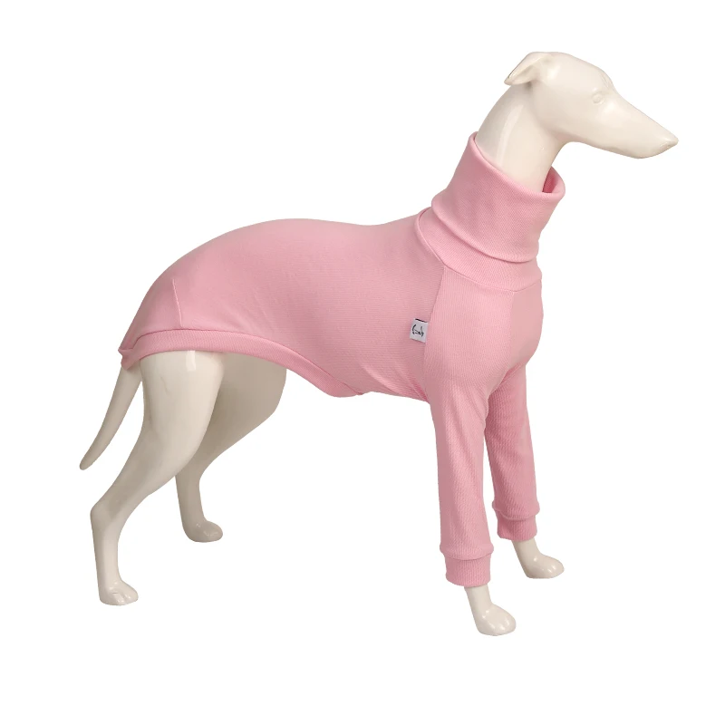 Ropa de algodón para Galgo Italiano, ropa de Whipple para perros grandes, ropa de cuello alto para perros - imagen 2