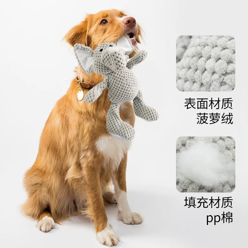 Juguete de peluche para perro, juguete para cachorro, resistente a las mordeduras, sonido, llamada BB, lindo juguete interactivo, suministros para mascotas, accesorios para perros - imagen 2