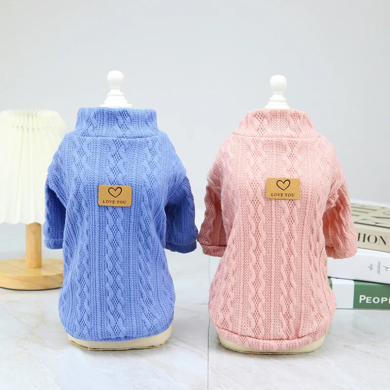 Suéteres cálidos para mascotas, ropa para perros pequeños y medianos, chaleco para cachorros, gatos, Chihuahua, Yorkie, disfraces de Bulldog Francés, suministros para mascotas - imagen 5