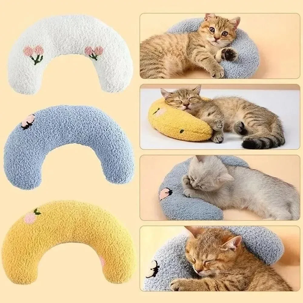 Almohada para dormir para perros y gatos, cómoda y suave, fácil de limpiar, cómoda y portátil, para amantes de las mascotas - imagen 3