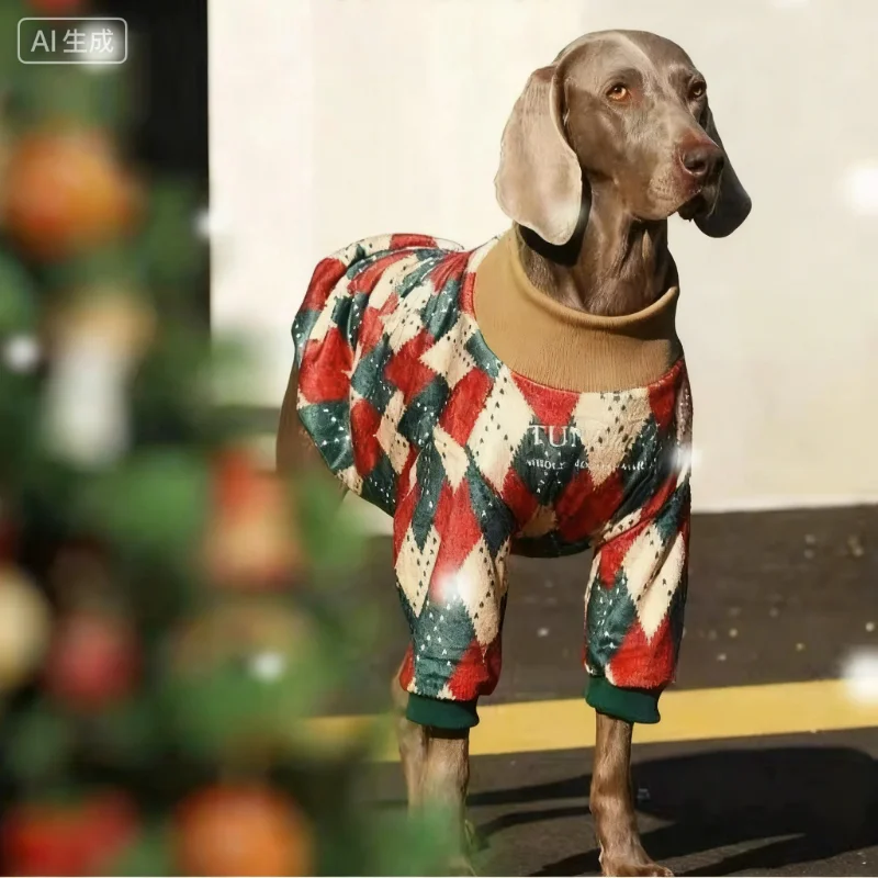 Jersey térmico perros invierno – Cuello alto con diamantes