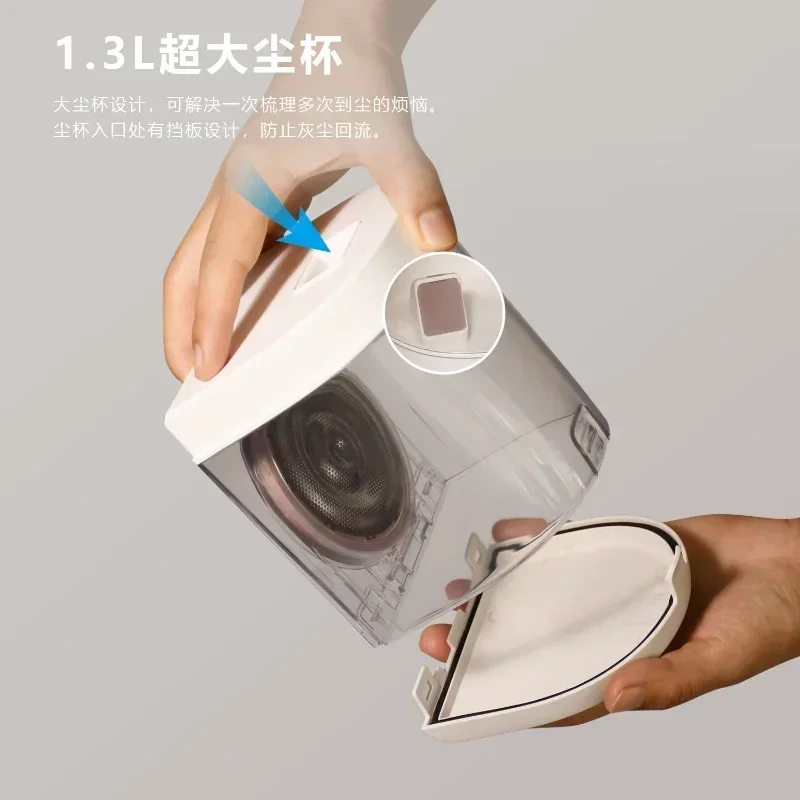 Juego de aspiradora multifunción para mascotas, cortadora de pelo eléctrica con ventosa para gatos y perros - imagen 4