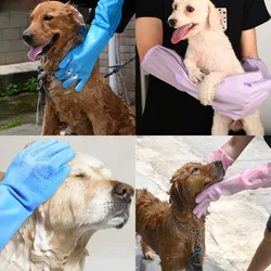 Guante quitapelos de silicona para baño perros y gatos