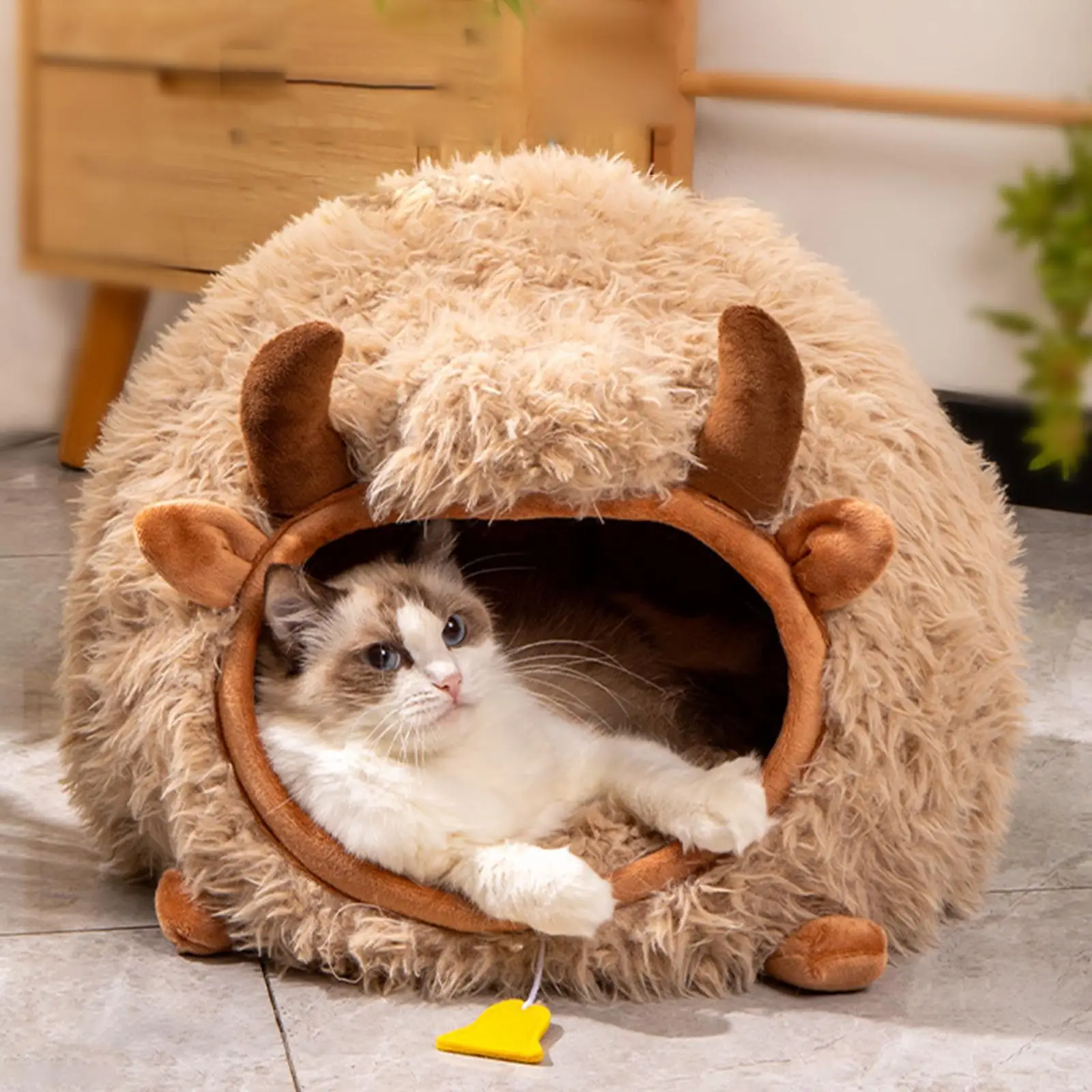 Cat Bed Dog Bed Comfortable Hideout Lightweight for Indoor Cats Nest Cat House for Pet Accessories Dog Kittens Kitty Cat Bed Dog Bed Comfortable Hideout Lightweight for Indoor Cats Nest Cat House for Pet Accessories Dog Kittens Kitty