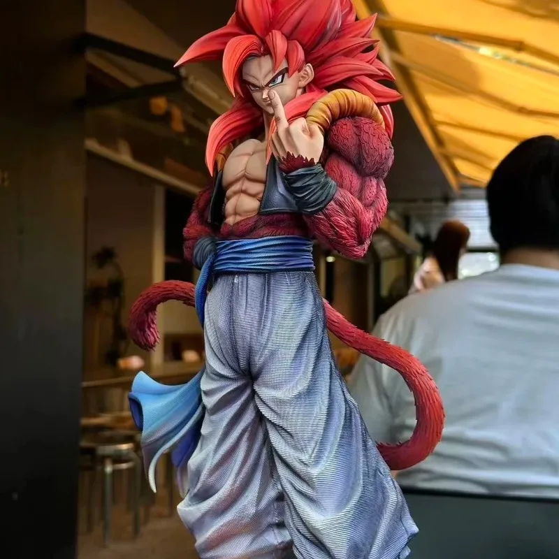 Figura de Dragon Ball NP SSJ4 Gogeta, figura de acción temática Super Saiyan 4, colección de estatuas de Anime de PVC, modelo de juguete de alto detalle, regalos - imagen 2